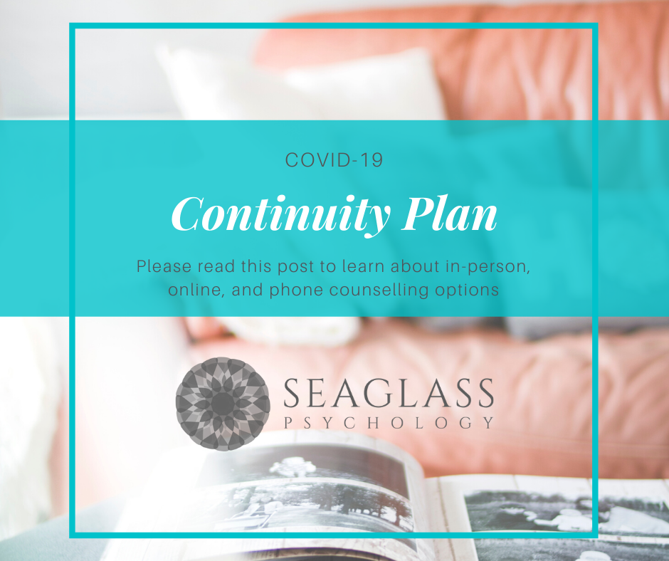 COVID-19: Continuity Plan. Please read this post to learn about in-person, online, and phone counselling options.