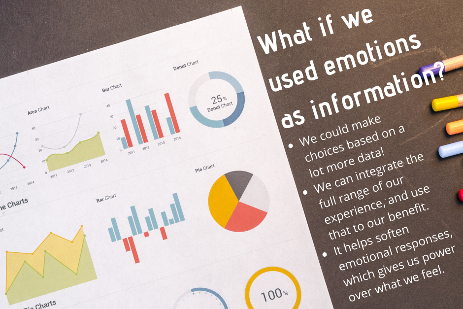 Why do we have emotions? What if we used emotions as information?